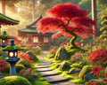 Zen garden in harmony