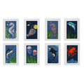 Set of 8 Mini Diamond Painting – Sea Creatures