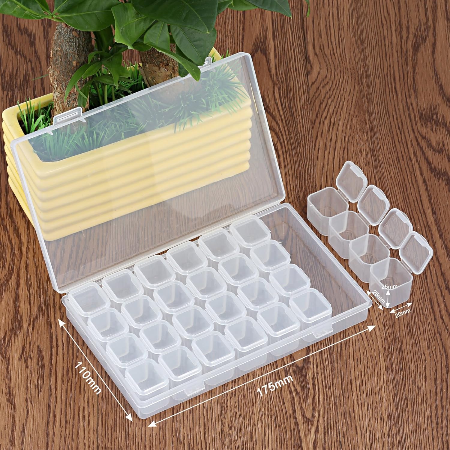 28-Compartment Storage Boxes