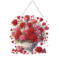 Bouquet d’Amour – Suspension en Broderie Diamant