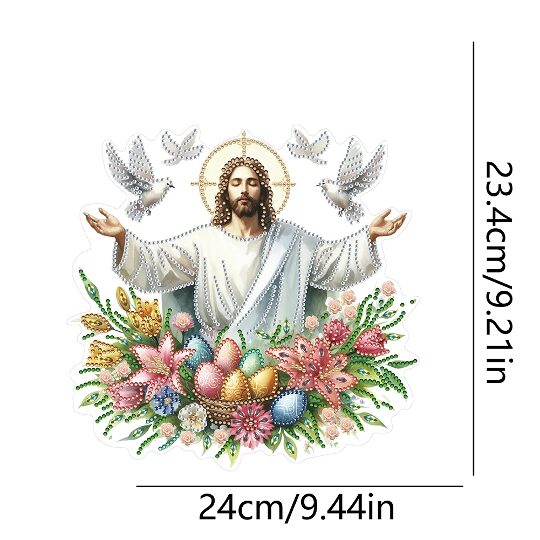 Easter Jesus – Diamond Painting Hanging Decoration