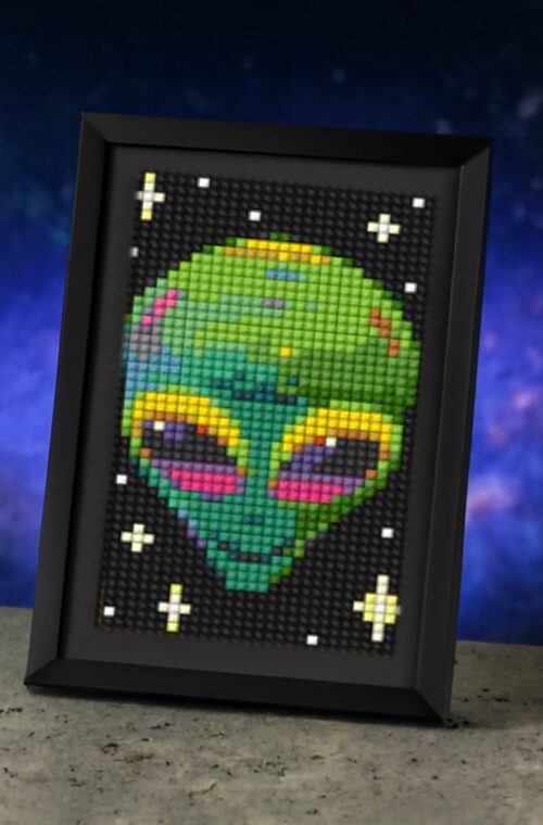 8er-Set Mini Diamond Painting – Universum und Außerirdische