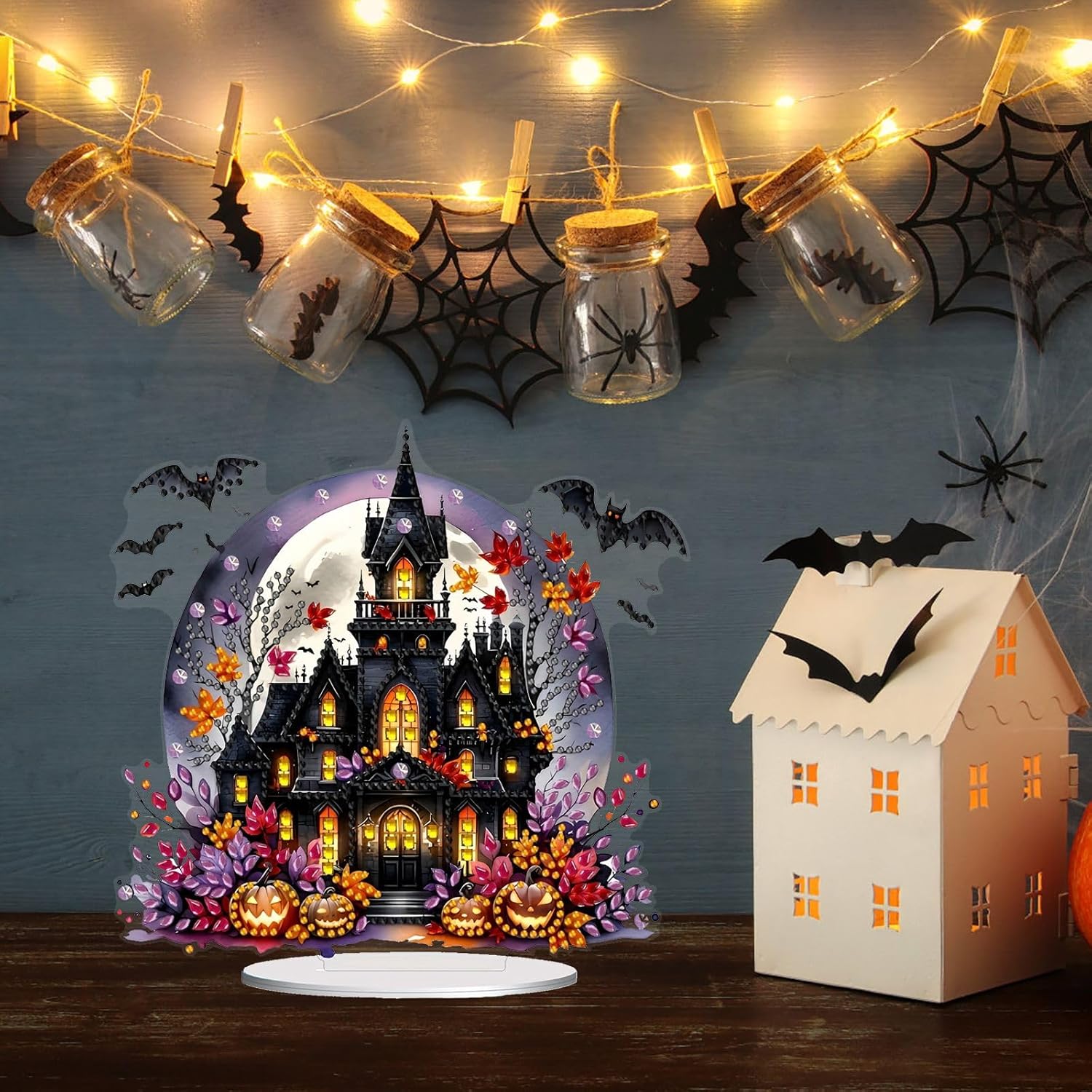 La Demeure des Chauves-Souris – Objet Décoratif sur Pied