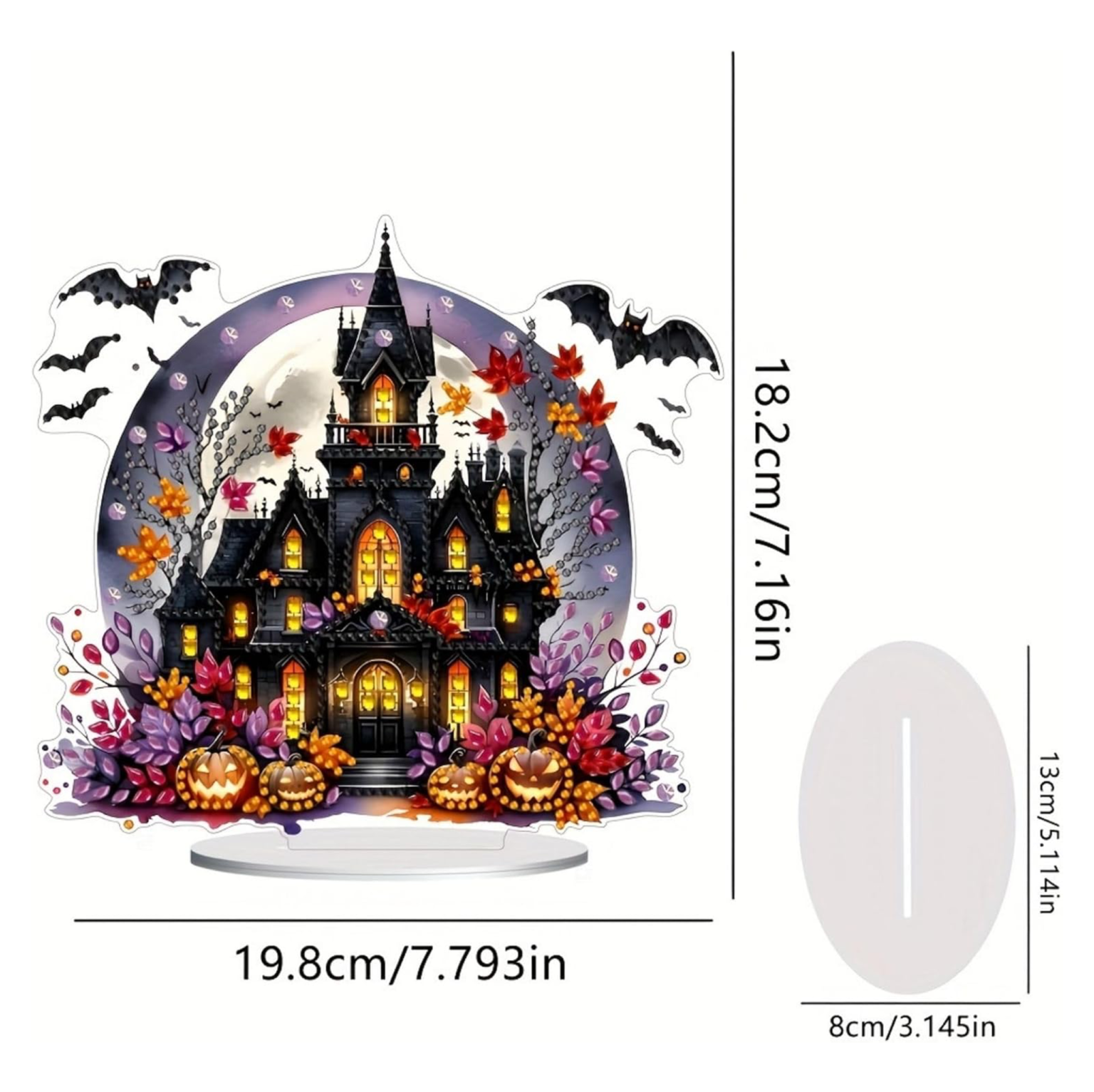 La Demeure des Chauves-Souris – Objet Décoratif sur Pied