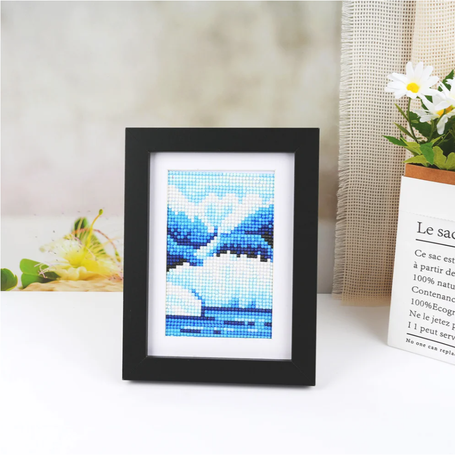 10er-Set Mini Diamond Painting – Weltwunder