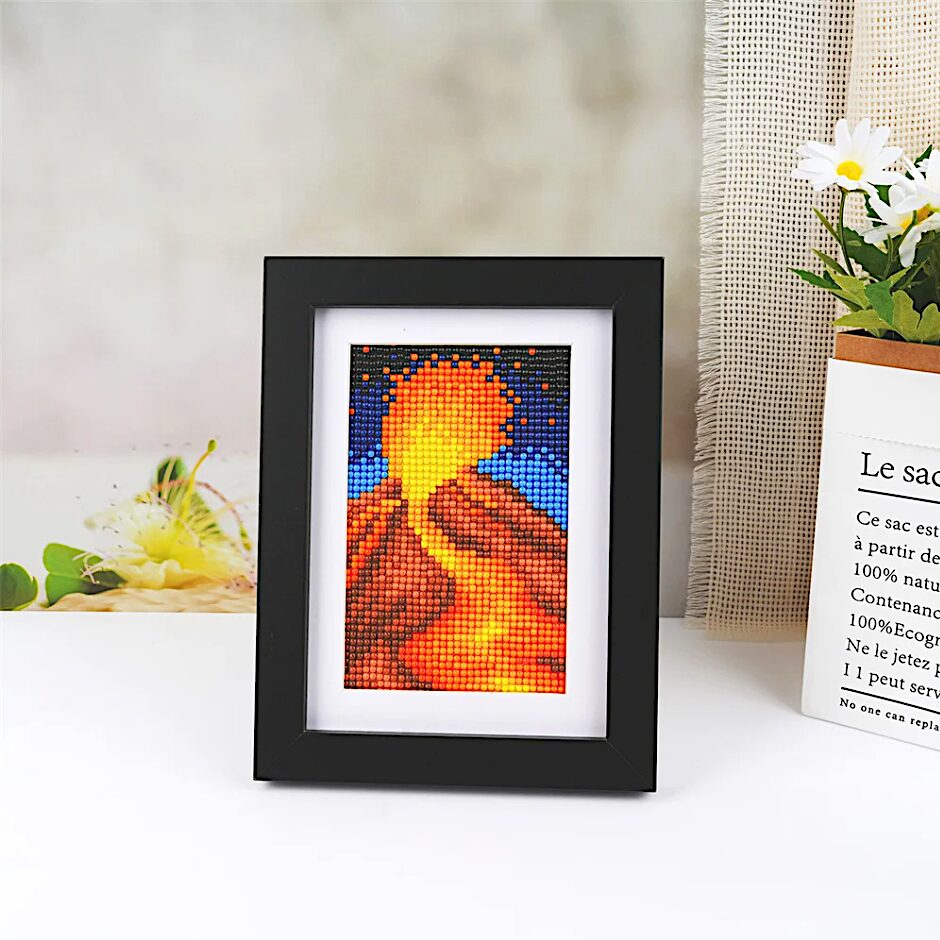 10er-Set Mini Diamond Painting – Weltwunder