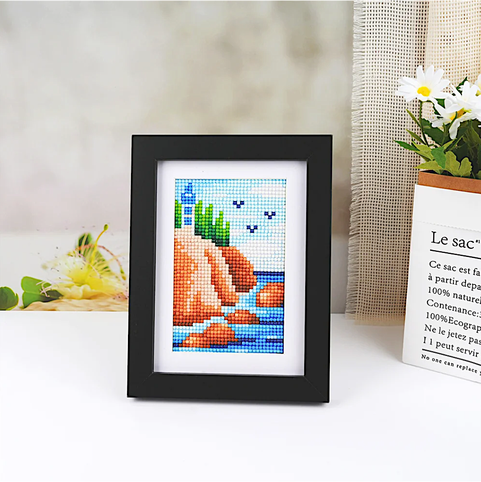 Lot de 10 Mini Diamond Painting – Les merveilles du monde