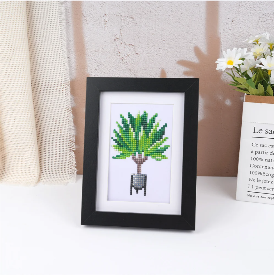 Lot de 12 Mini Diamond Painting – Les plantes d’intérieur