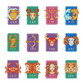 12er-Set Mini Diamond Painting – Die Sternzeichen