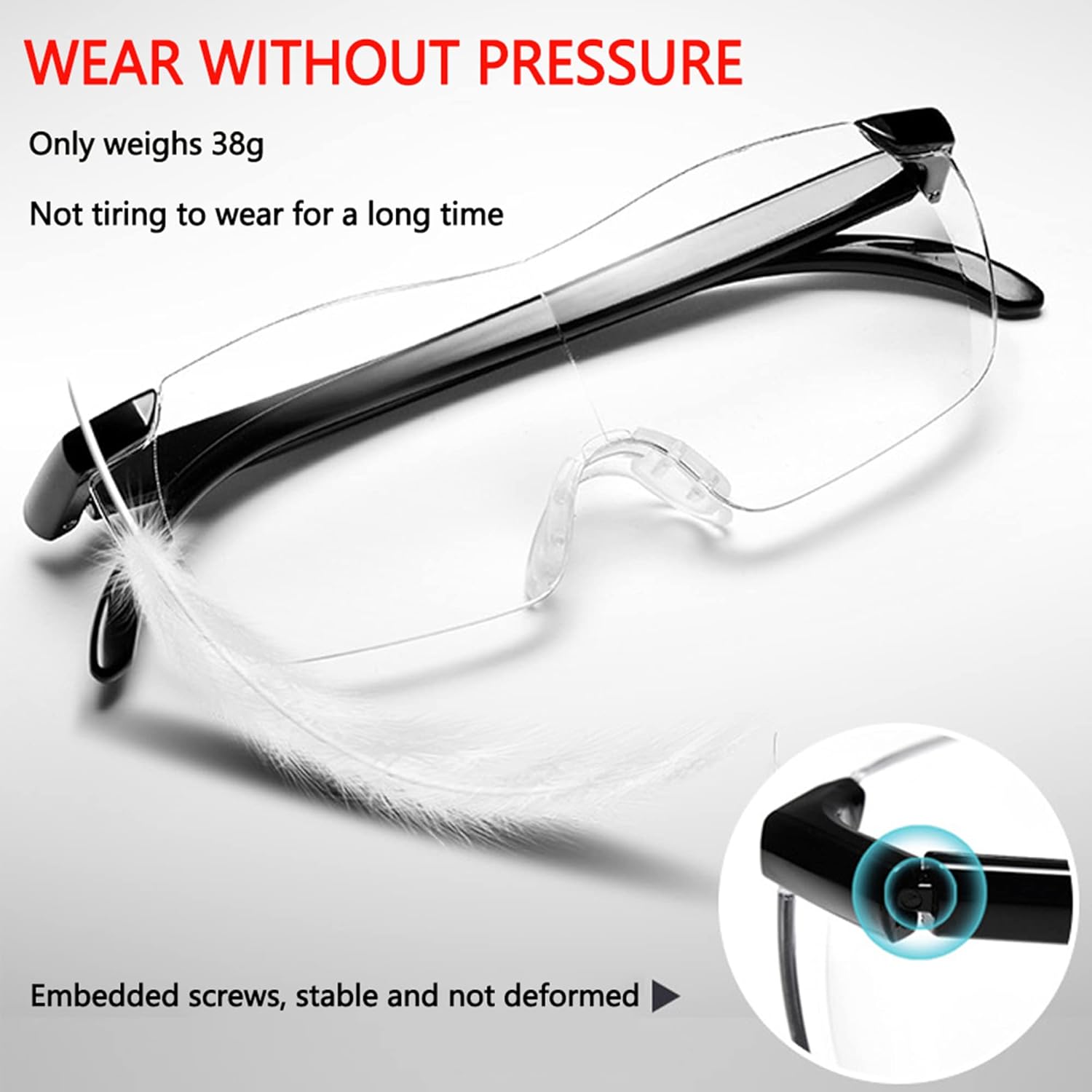 Magnifying glasses for improved precision