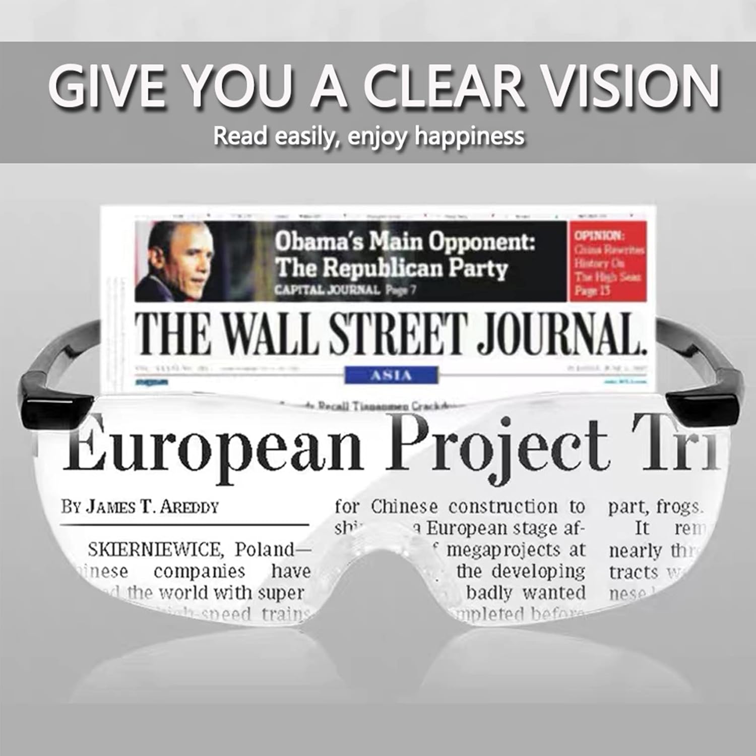 Magnifying glasses for improved precision