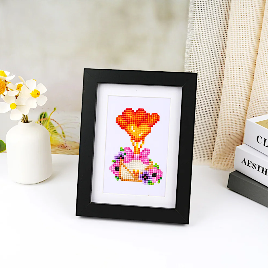 Lot de 8 Mini Diamond Painting – Monde féerique et personnages enchantés