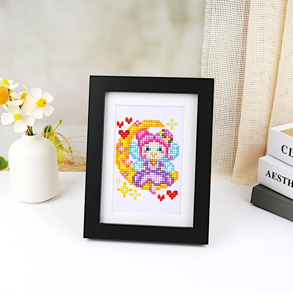 Set of 8 Mini Diamond Painting – Fairytale World and Enchanted Characters
