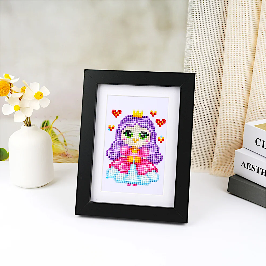 Set of 8 Mini Diamond Painting – Fairytale World and Enchanted Characters