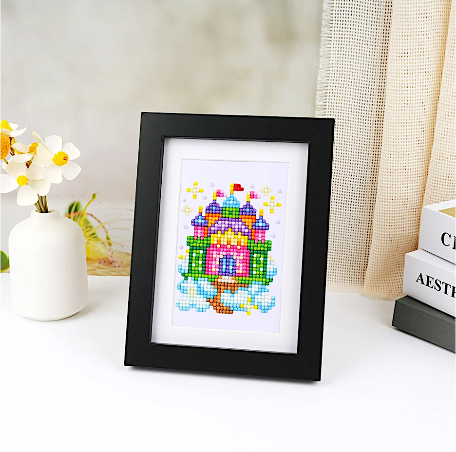 Set of 8 Mini Diamond Painting – Fairytale World and Enchanted Characters