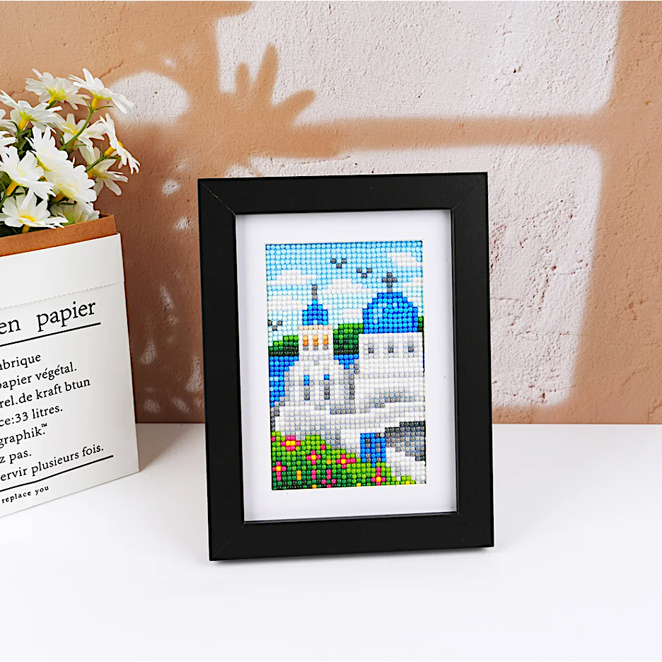 Lot de 6 Mini Diamond Painting – Monuments du monde