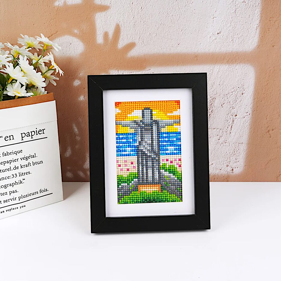 Lot de 6 Mini Diamond Painting – Monuments du monde