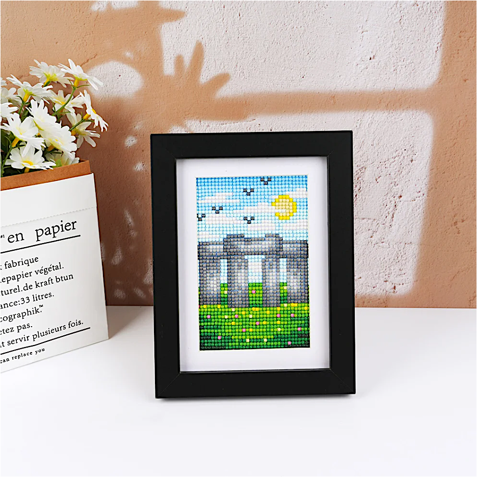 Lot de 6 Mini Diamond Painting – Monuments du monde