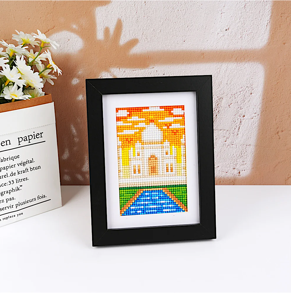 Lot de 6 Mini Diamond Painting – Monuments du monde