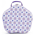 Valise Florale avec 70 Compartiments – Motif Marguerites Violettes