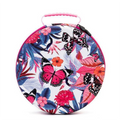 Valise Ronde 60 compartiments – Motif Papillons Tropicaux
