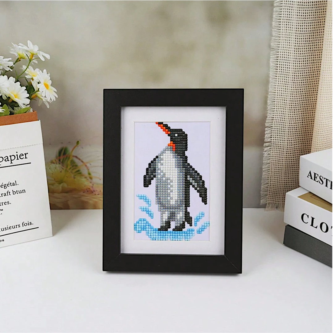 Lot de 8 Mini Diamond Painting – Oiseaux du Monde
