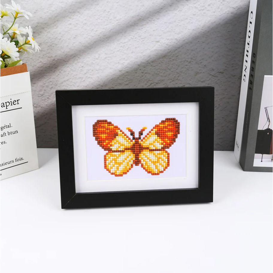 Lot de 6 Mini Diamond Painting – Papillons du Monde 🦋