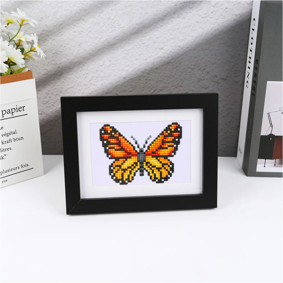 Lot de 6 Mini Diamond Painting – Papillons du Monde 🦋