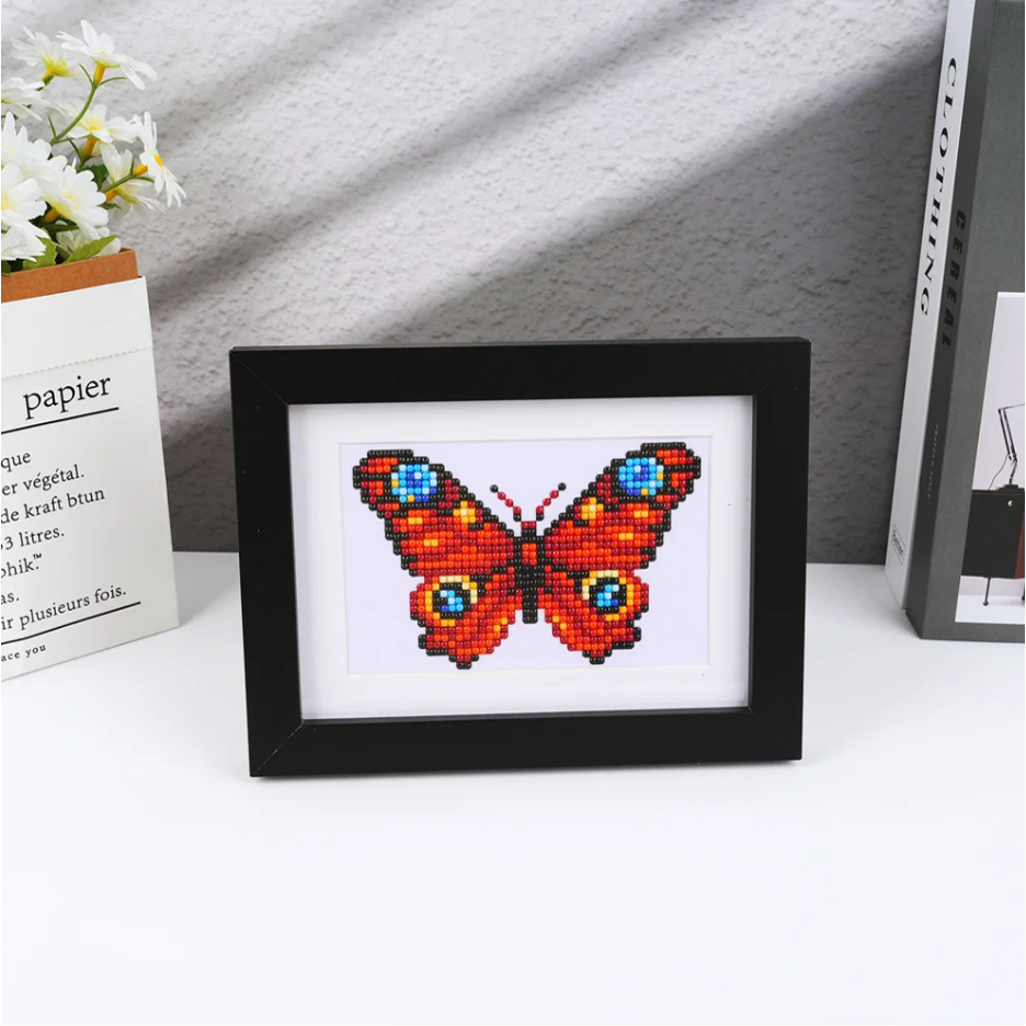 Lot de 6 Mini Diamond Painting – Papillons du Monde 🦋