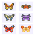 Lot de 6 Mini Diamond Painting – Papillons du Monde 🦋