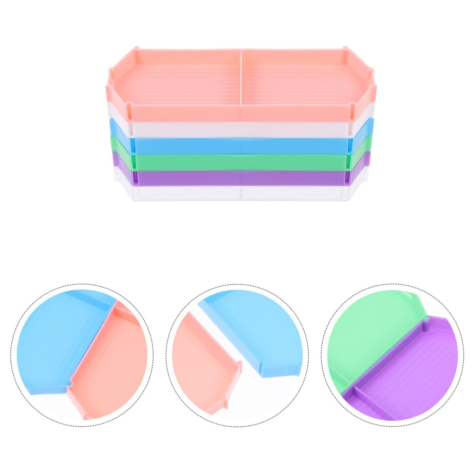 Plateau double compartiment