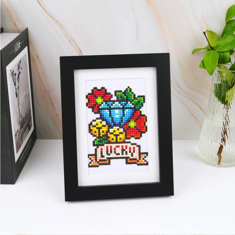 12er-Pack Mini-Diamond-Painting – Vintage-Tattoos