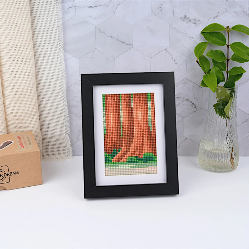 Lot de 10 Mini Diamond Painting – Terres sauvages et ciel magique