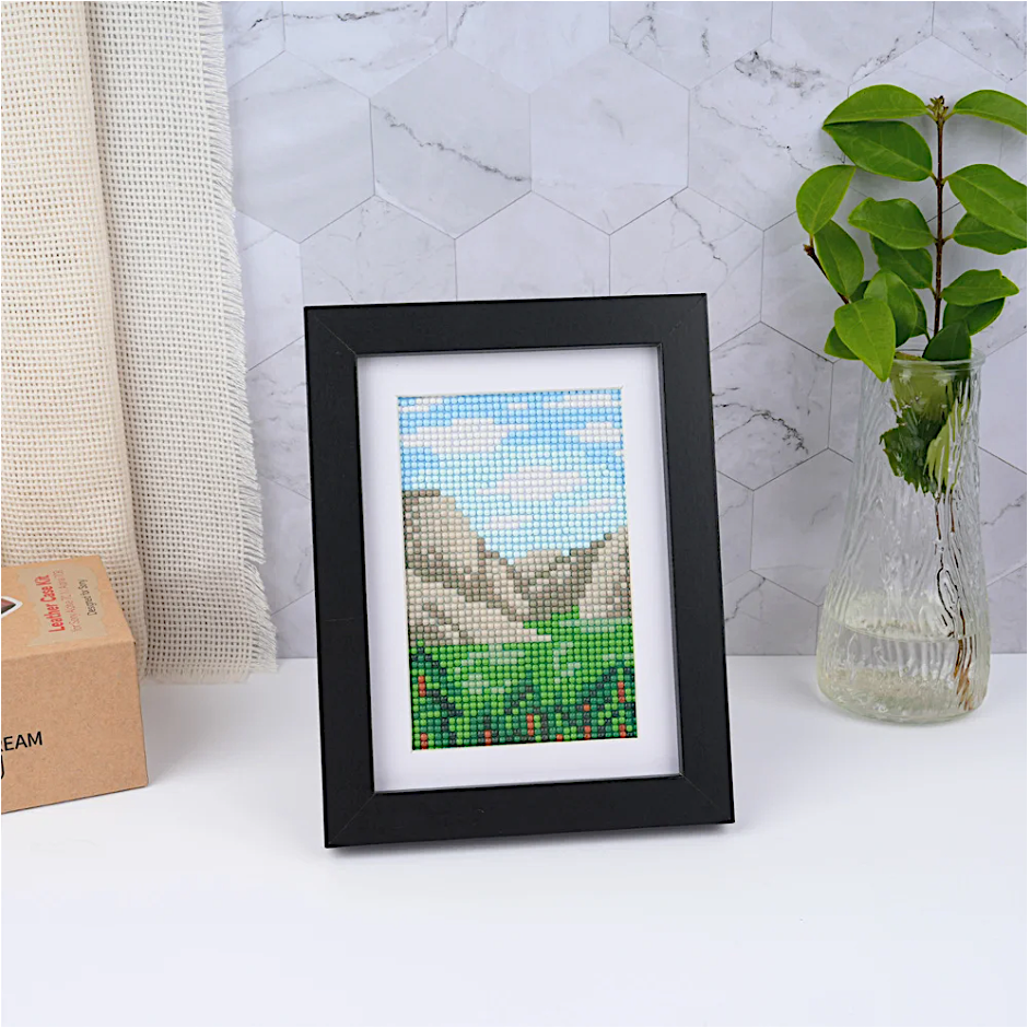 Lot de 10 Mini Diamond Painting – Terres sauvages et ciel magique