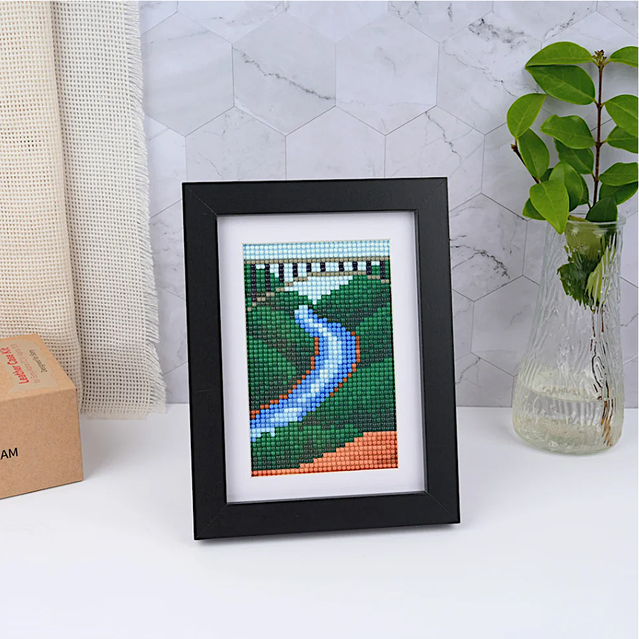 Lot de 10 Mini Diamond Painting – Terres sauvages et ciel magique
