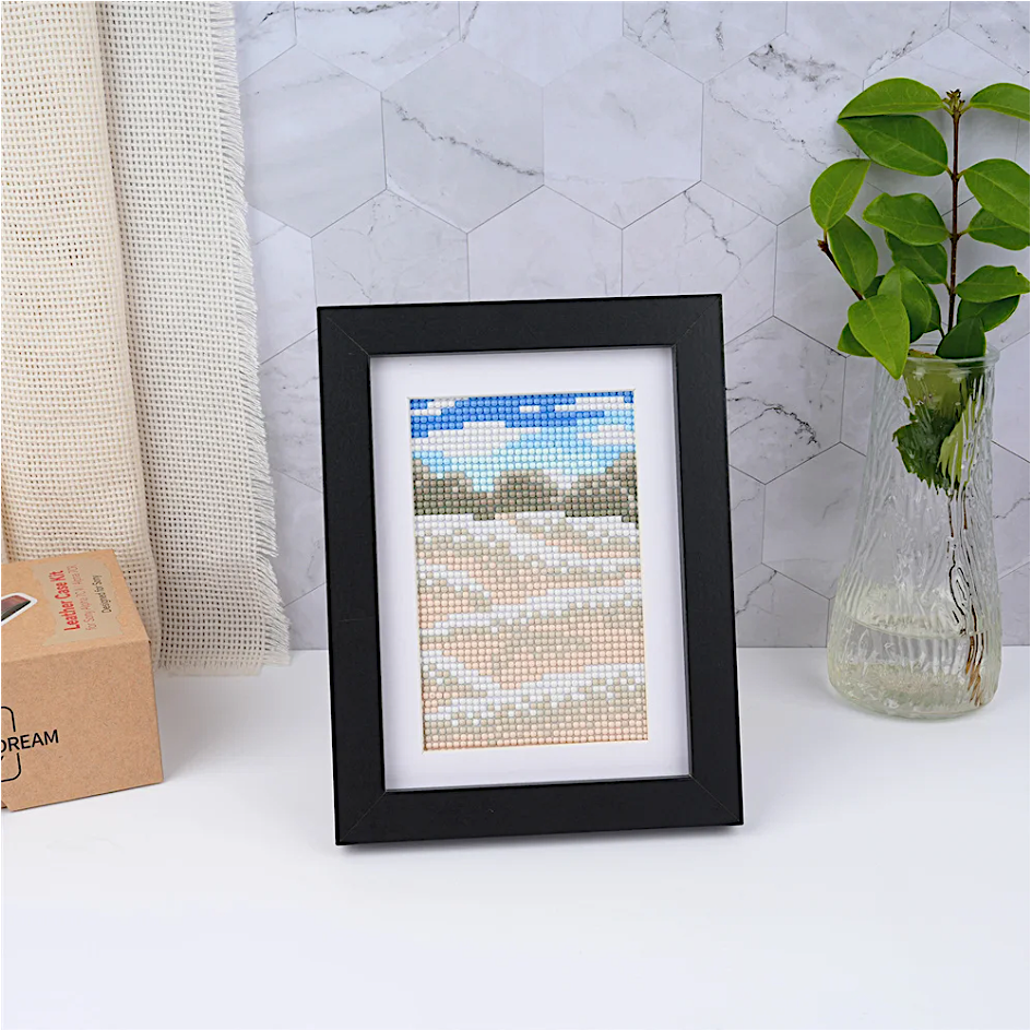 Lot de 10 Mini Diamond Painting – Terres sauvages et ciel magique