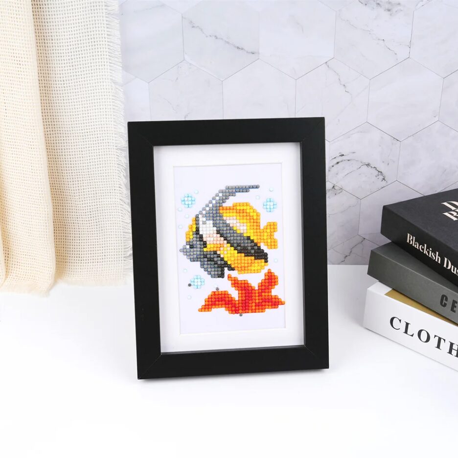 8er-Set Mini Diamond Painting – Schätze der Meereswelt