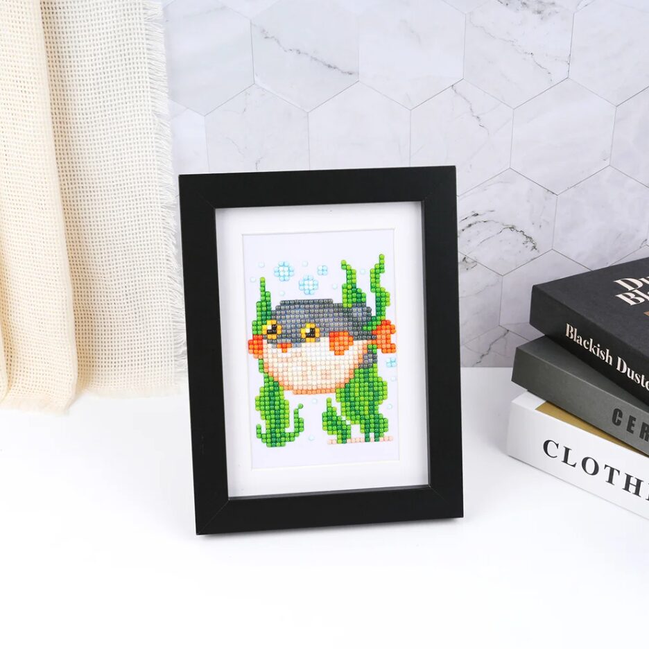 8er-Set Mini Diamond Painting – Schätze der Meereswelt