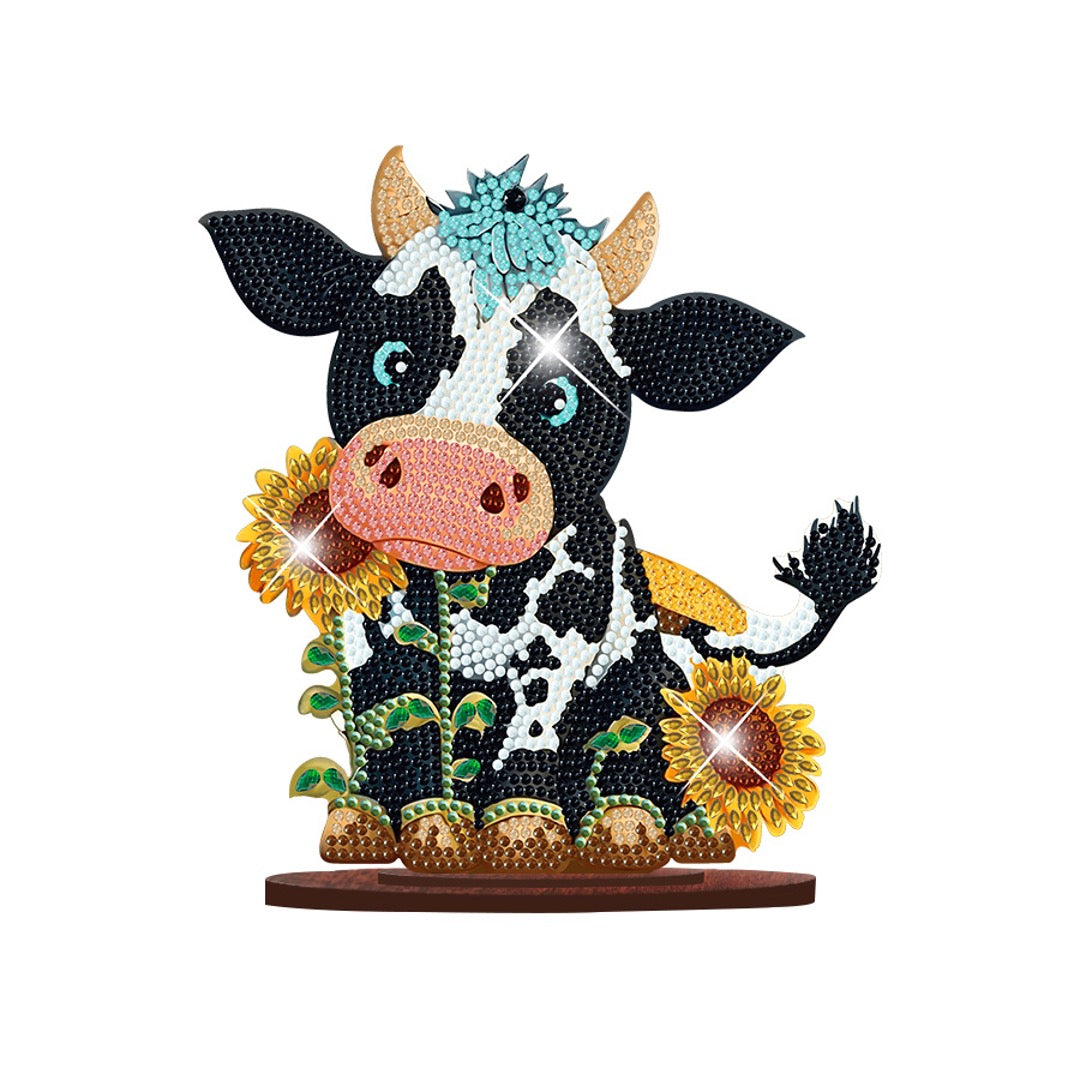 Vachette Tournesol – Objet Décoratif sur Pied